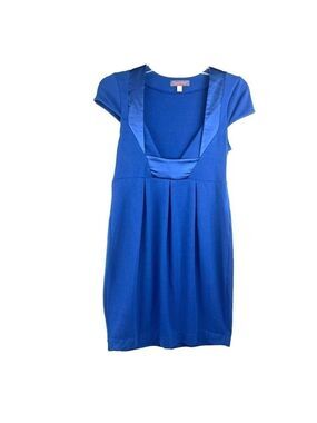 New-vintage Just Sweet (A J-Lo Brand) Empire Waist Satin Accents Mini Dress SZ S
